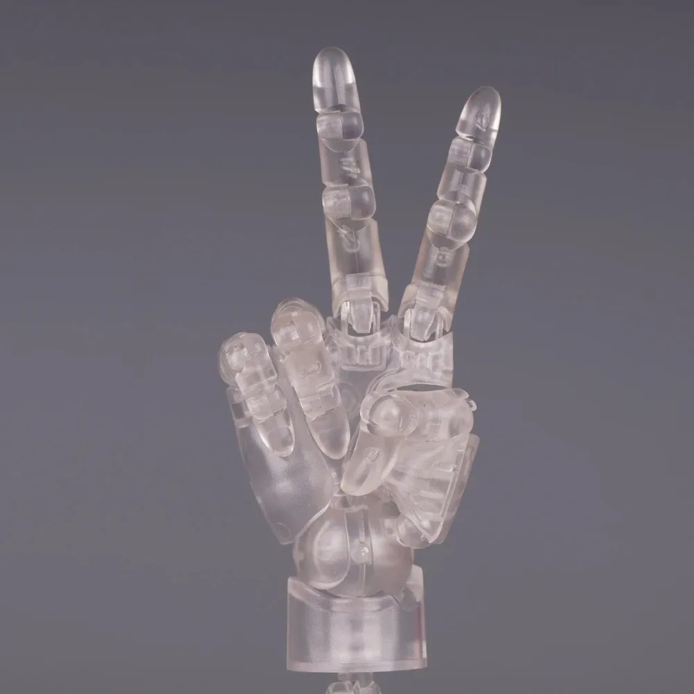 1:2 Scale Human Hand Model Mini Size Movable Joints Palm Model Twisted Egg Design With Posable Fingers Movable Finger Joints view 5