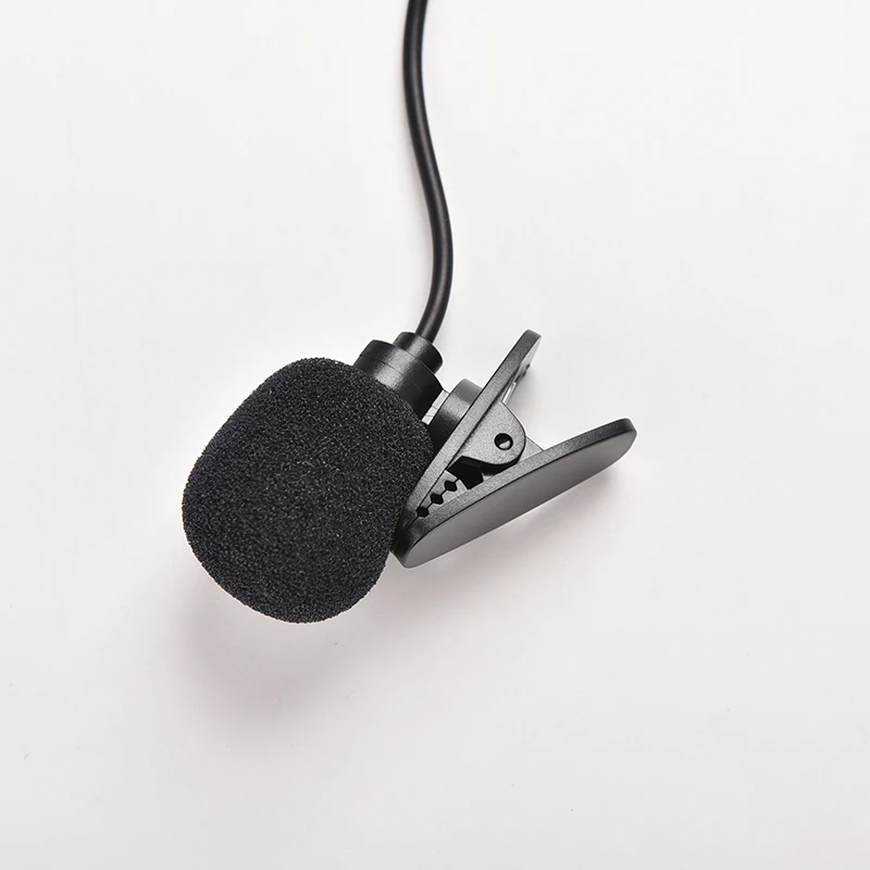 새로운 0.5mm 미니 스튜디오 음성 마이크 PC 데스크탑 노트북용 클립온 라펠 마이크 썸네일 4