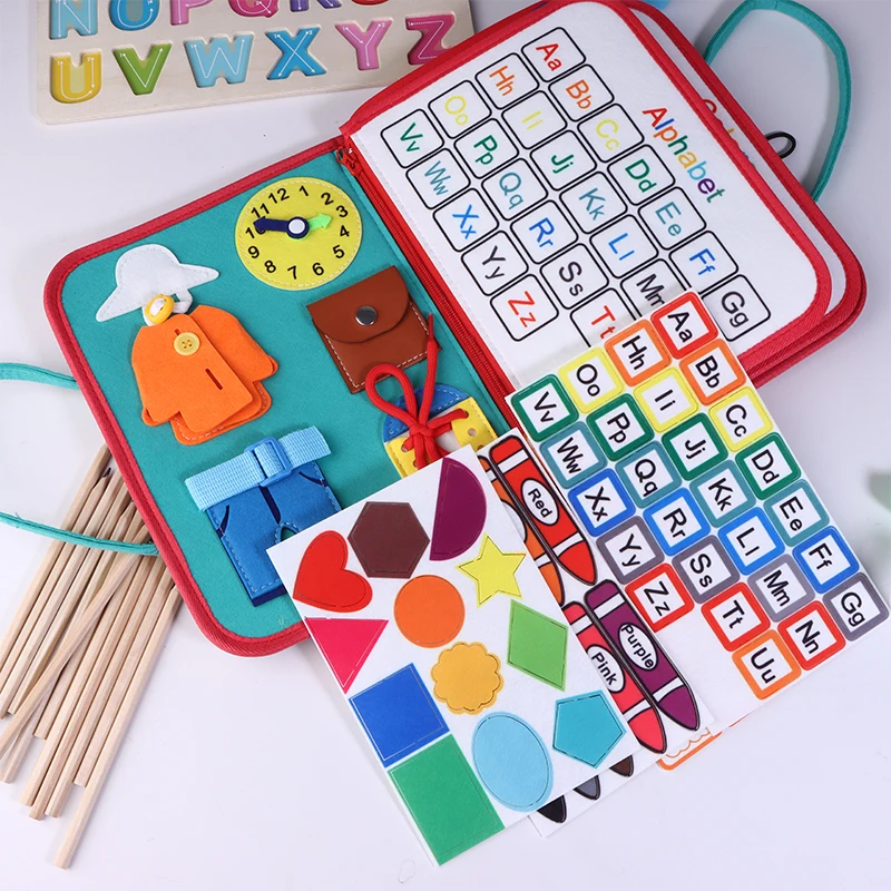 ورأى لوحة تعليمية طفل لعبة مونتيسوري مشغول مجلس لعبة حسية للأطفال التعليم المبكر لعبة تعلم المهارات الحركية الدقيقة اللعب