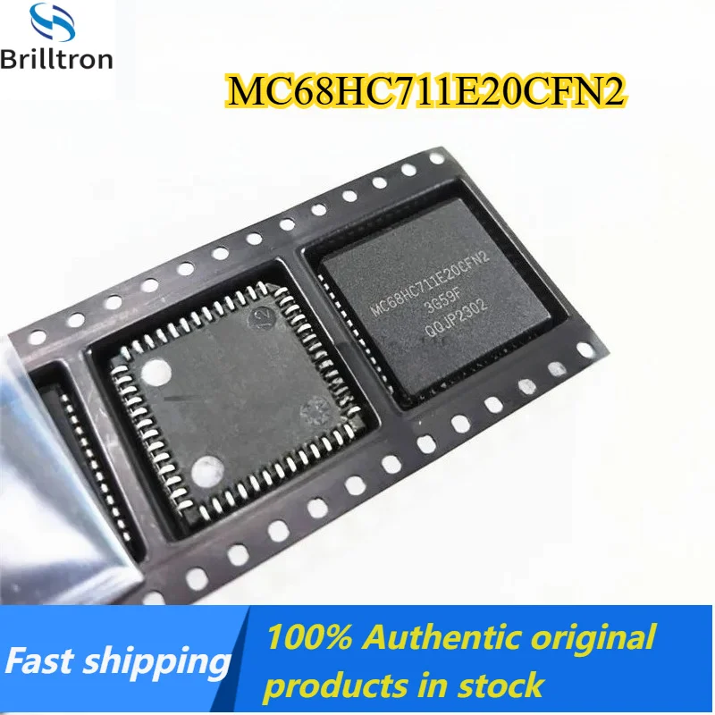

1PCS MC68HC711E20CFN2 MC68HC711E20 MC68HC711 MCU 8BIT 20KB OTP PLCC52 Original stock, genuine products, fast shipping.