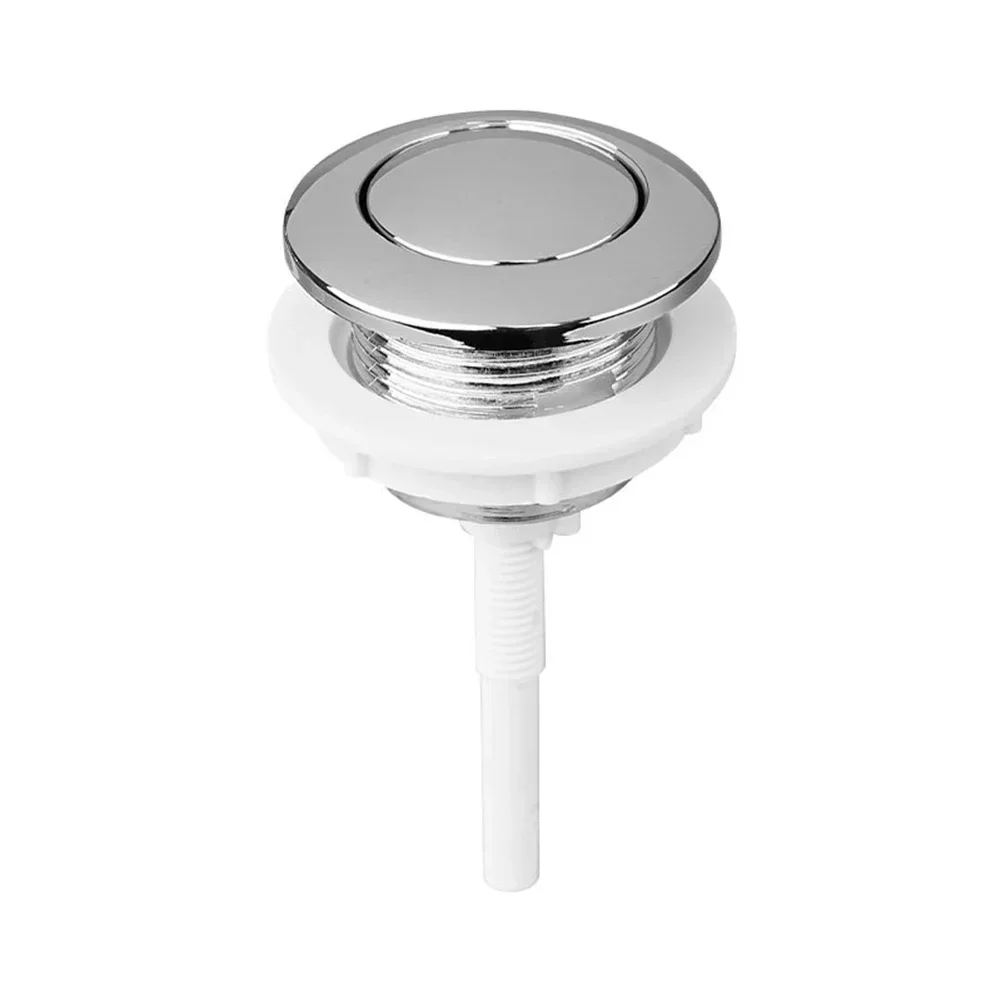 ~Bathrom Toilet Water Tank Rund Valve RodsPush Button Single Flush Utton Water Sving For Cistern Bathrom Toilet Accessories