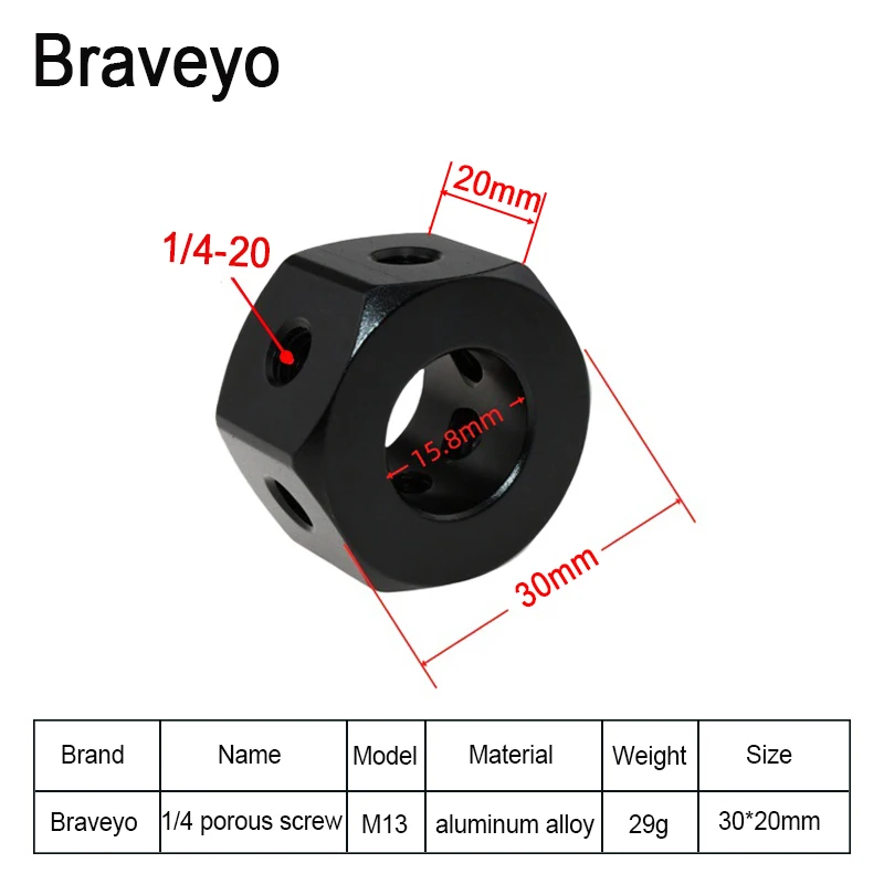 1/4 or 3/8 inch Porous Conversion Seat Flash Lamp Microphone Hot Shoe Seat Tripod Mount Adapter DIY Photography Accessory