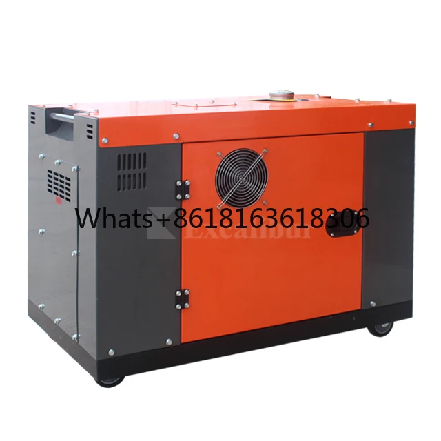 3kw 5kw 8kw 10kw 198f Engine Air Cooled Portable Super Power Electric Start Silent Generator