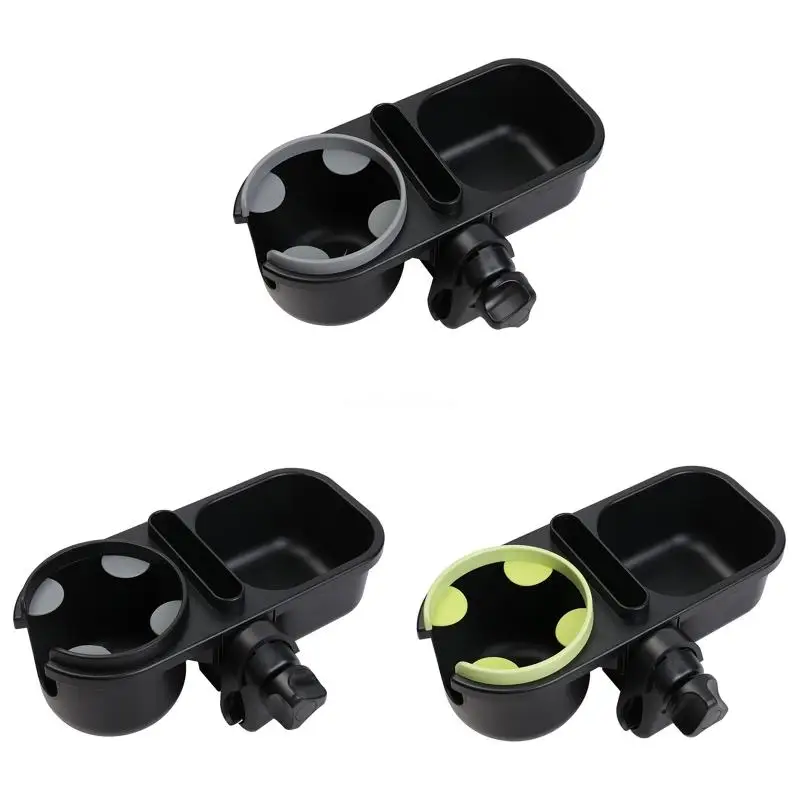 

Pram Cup Holder Baby Stroller Holder Easy Assembled Multi-Use Bottle Rack Universal Stroller Accessories