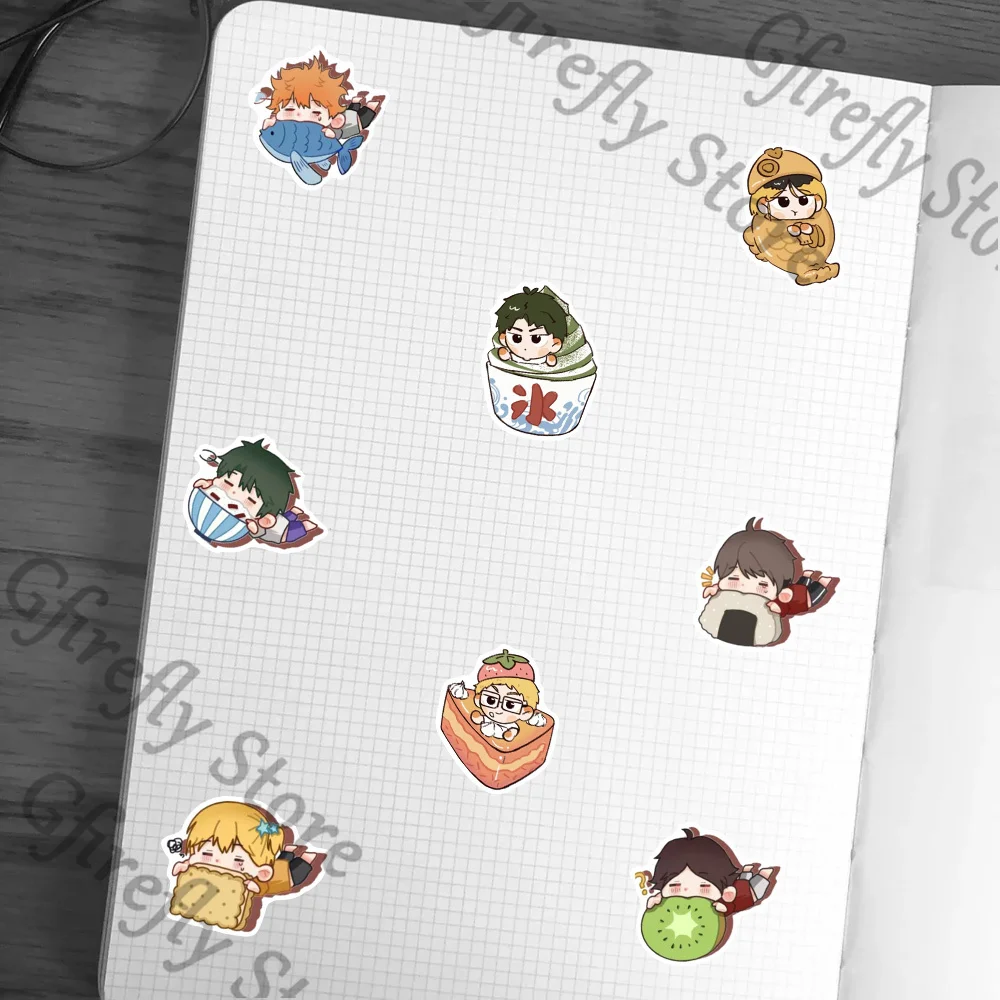 Pinup Picture Q الإصدار 63 ورقة العلامات Haikyuu!! تزيين ملصق الرسوم المتحركة المقاوم للماء هدية Ambitus Kozume Kenma #5