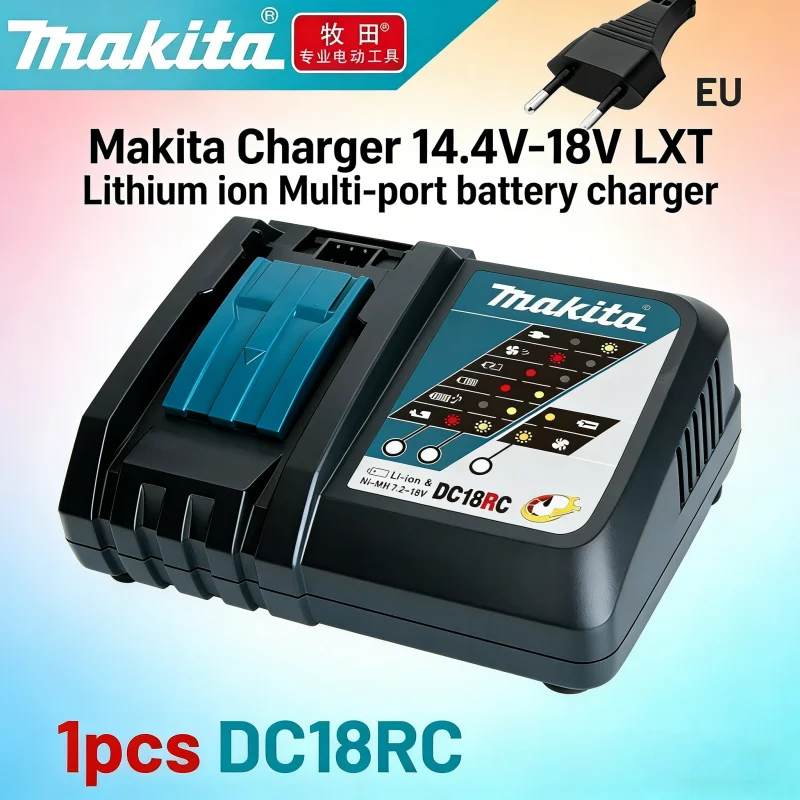 NEW Makita Charger 14.4V-18V LXT Lithium Ion Multi-port Battery Charger Fast Charger with USB Ports 8A/12A Power Tools
