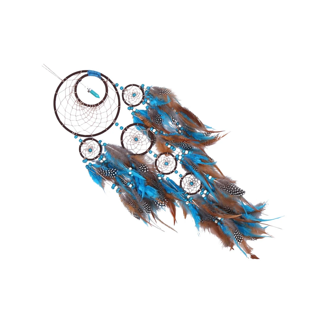 

Dream Catcher Ornament Wall Hanging Decoration Home Unique Accessories Lovely Hangings Resin Iron Circle Bedroom