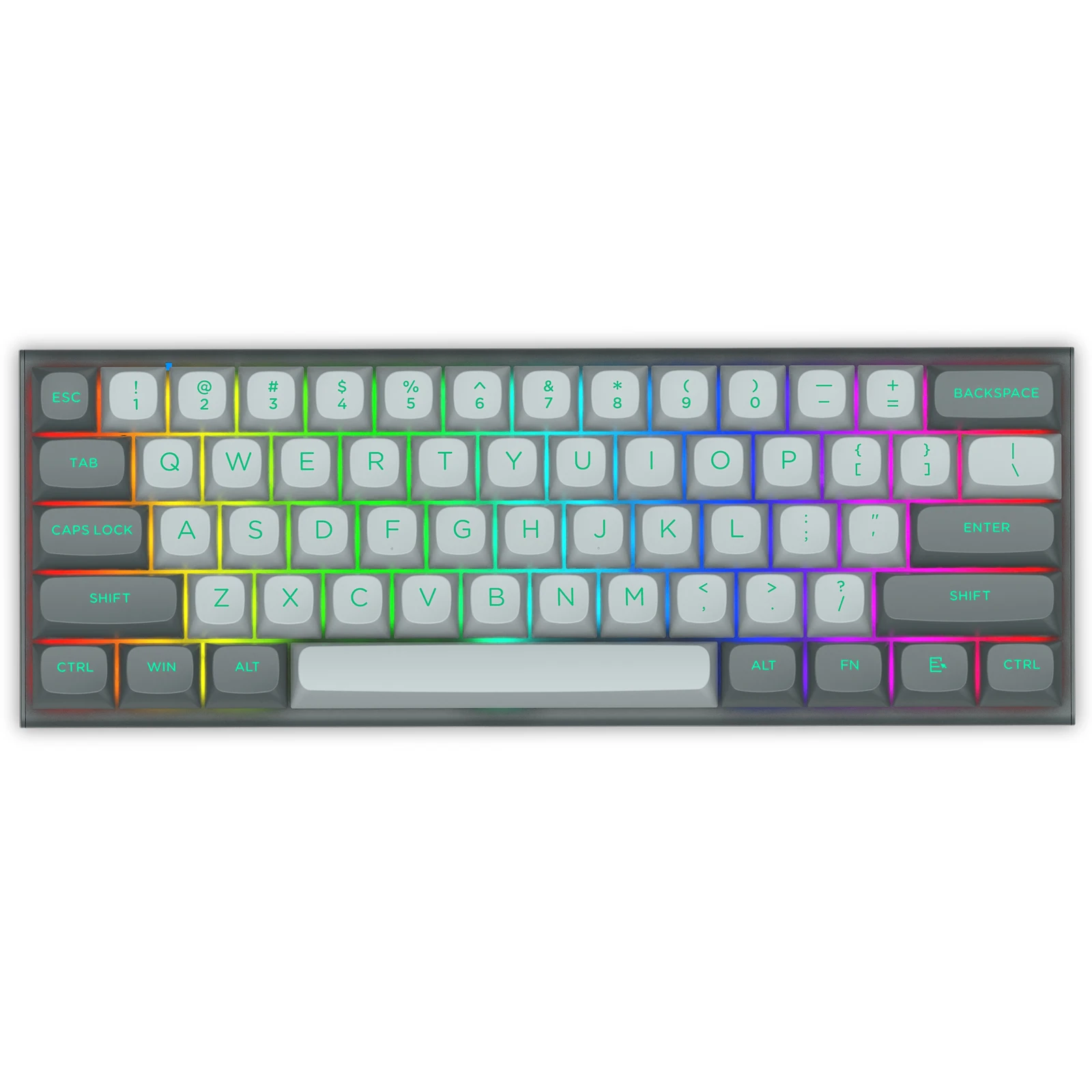 Durable And Responsive EYOOSO 61-Key Magnetic Axis Keyboard RGB Wired USB Keyboard