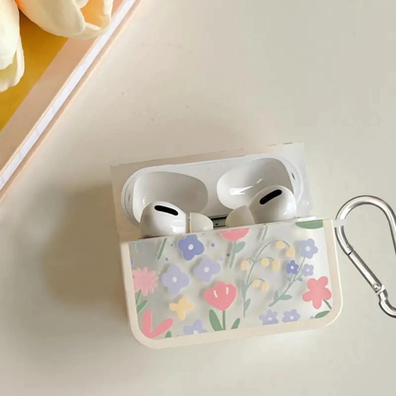 

Colorful Floral Airpodspro Protective Case Cover