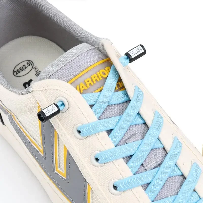 20 Colors Elastic Shoe Laces For Sneakers Fast Shoelaces Without Ties Easy to install Lazy Shoes Lace No Tying Rubber Band