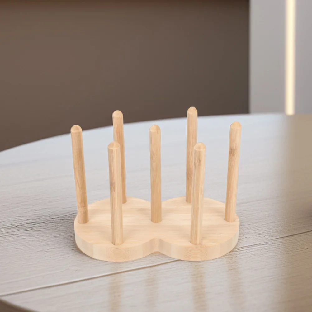 

Деревянный органайзер для стаканов, бамбуковый бумажный держатель для стаканов для ванной комнаты, многофункциональный дизайн, компактная портативная конструкция
