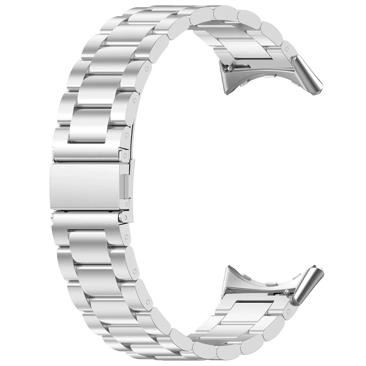 Edelstahlarmband für Google Pixel Watch 4 3 41 mm 45 mm. Ersetzen Sie das Armband für Google Pixel Watch 1 2 3 Bandzubehör ohne Lücken – Detail 3