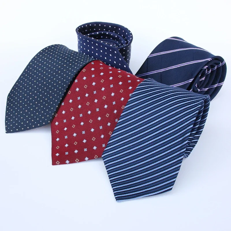 

Male mulberry silk tie Korean version striped groom groomsman British wedding silk formal attire business work gift giving