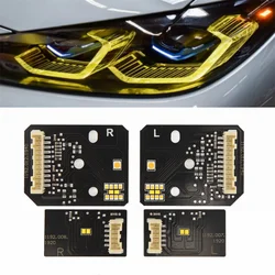 Skeboard LED DRL jaune pour BMW M3, G80 figuré, G82, G83, G22, G23, G26, Laserlight, US, EU Spec, 2021 à partir de la lumière de sauna diurne