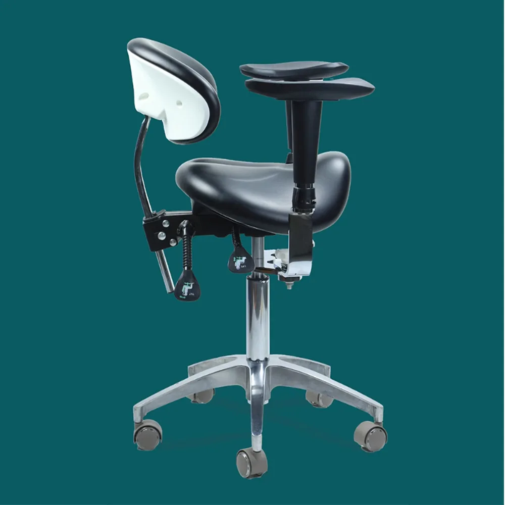 

Dental Doctor Chair Oral Microscope Chair Foot Control Root Canal Chair Double Armrests B Ultrasound Room Physician Exam