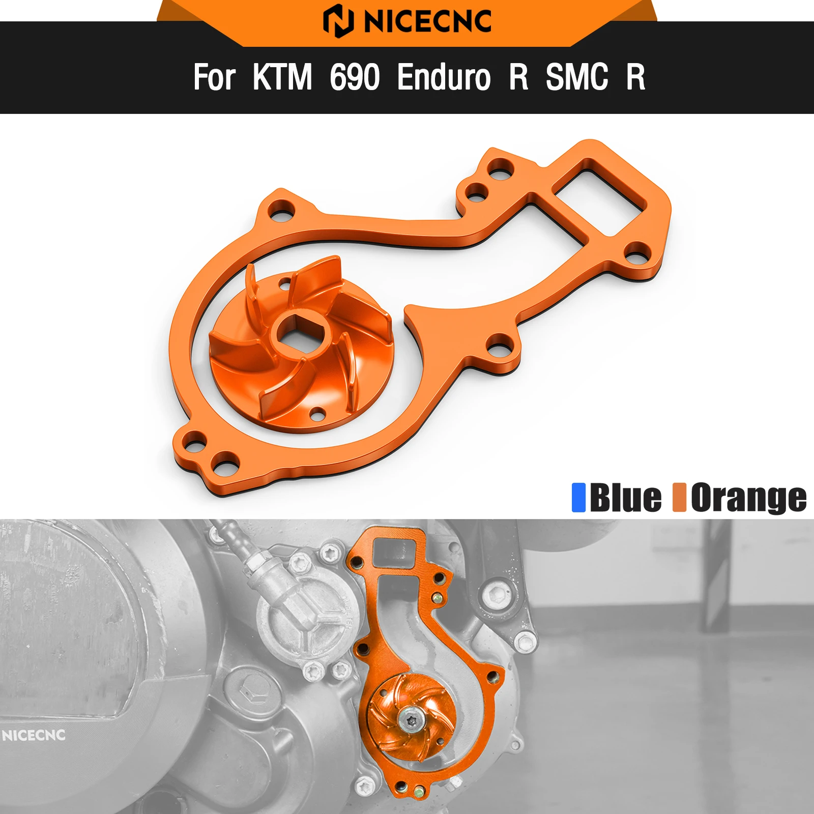 For KTM 690 Enduro R SMC R 2008-2023 Water Pump Cooler Impeller Spacer For Husqvarna 701 Enduro/Supermoto GasGas 700 SM/ES