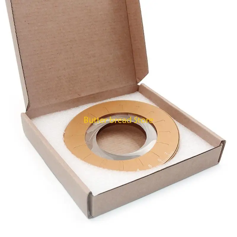 W89C สแตนเลสขนาดไม้บรรทัดรอบขนาดไม้บรรทัดเรขาคณิตวาดลายฉลุช่างไม้มืออาชีพสถาปนิกร่างเครื่องมือ