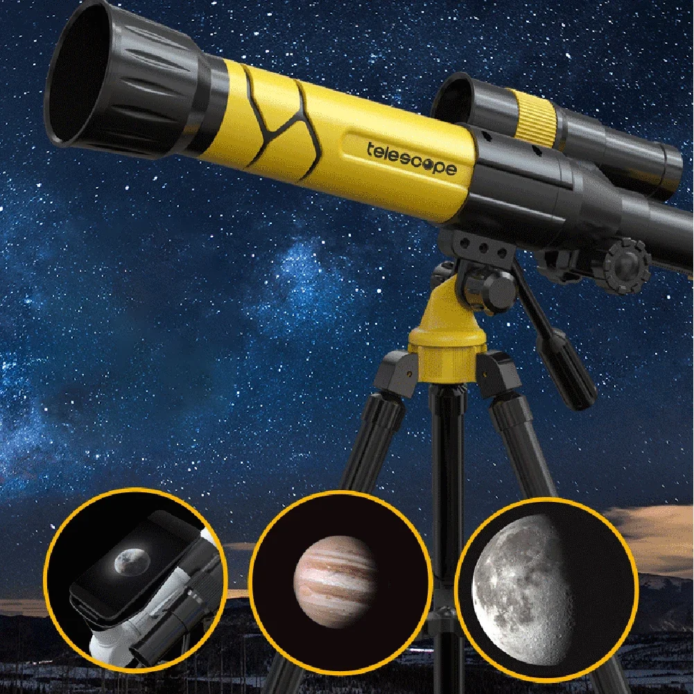 Professional Astronomical Telescope for Space Binocular Eyepiece Plastic Binoculars for Star Observation Kids Gifts