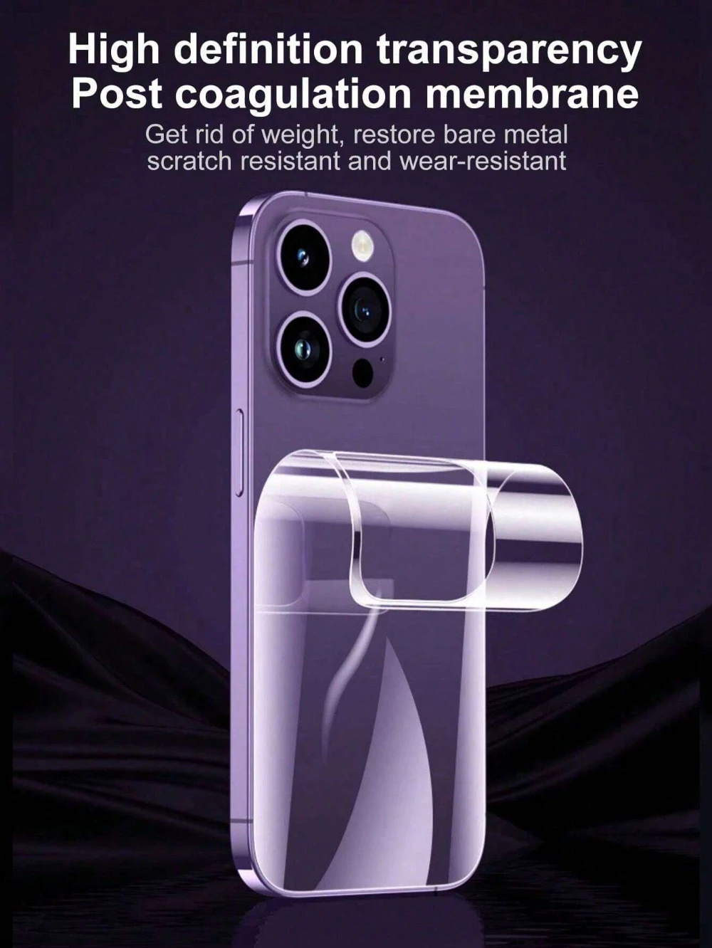 NNBILI 5-2Pcs Zurück Hydrogel Film Für iPhone 16 15 Pro Max Plus 13 14 12 11 XS XR Soft Clear Screen Protector Telefon Zubehör – Detail 7
