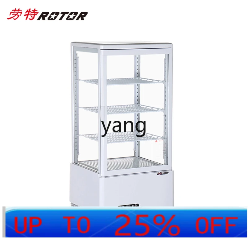 cx  refrigerated display cabinet, transparent glass on all sides, beverage fruit barbecue and fresh-keeping small refrigerator