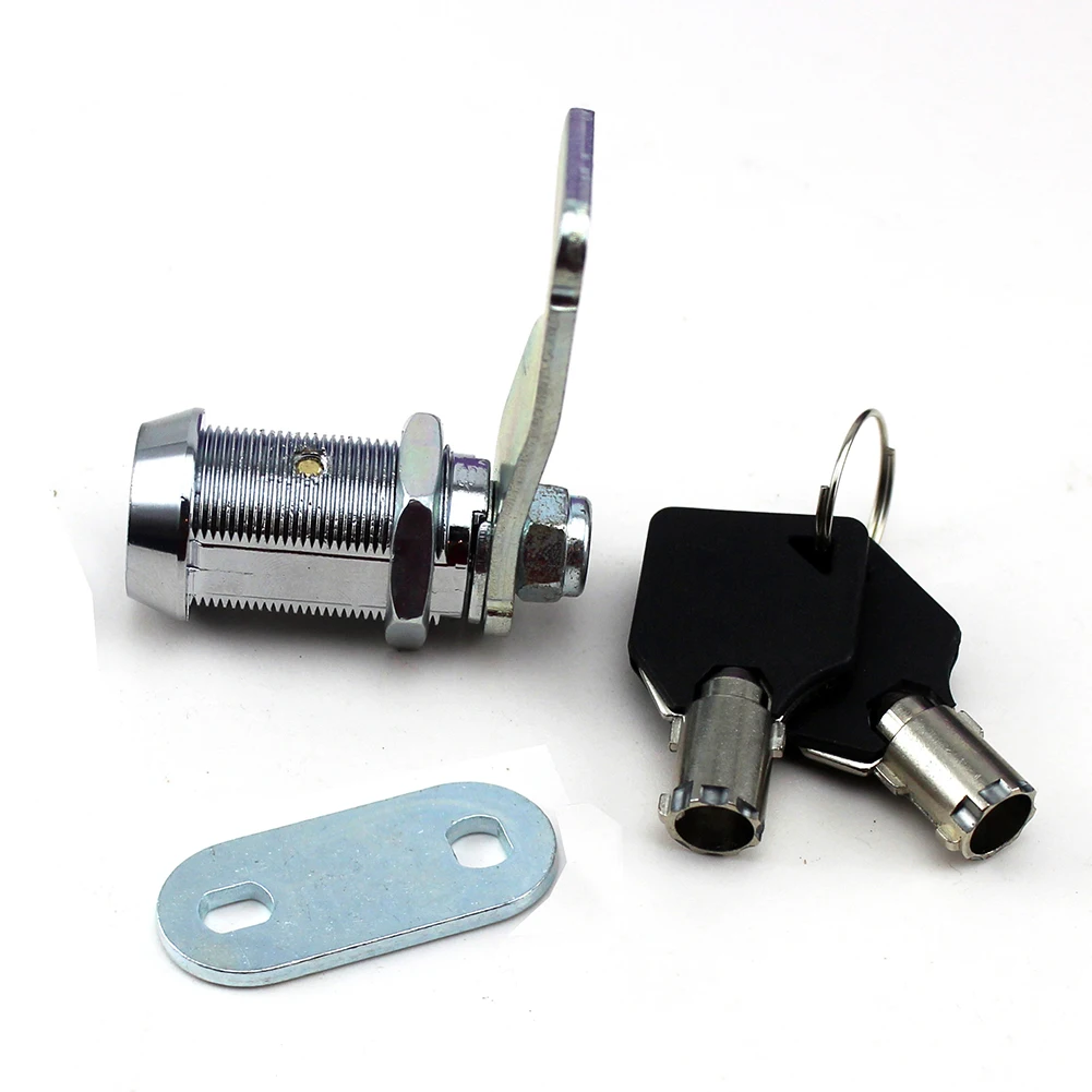 Cam Lock Toolbox Lock Kit With Keys Hook Cam Tubular Cam Lock Tool Box Lock - 5/8"  Drawer Cabinet Lock Mail Box Locker