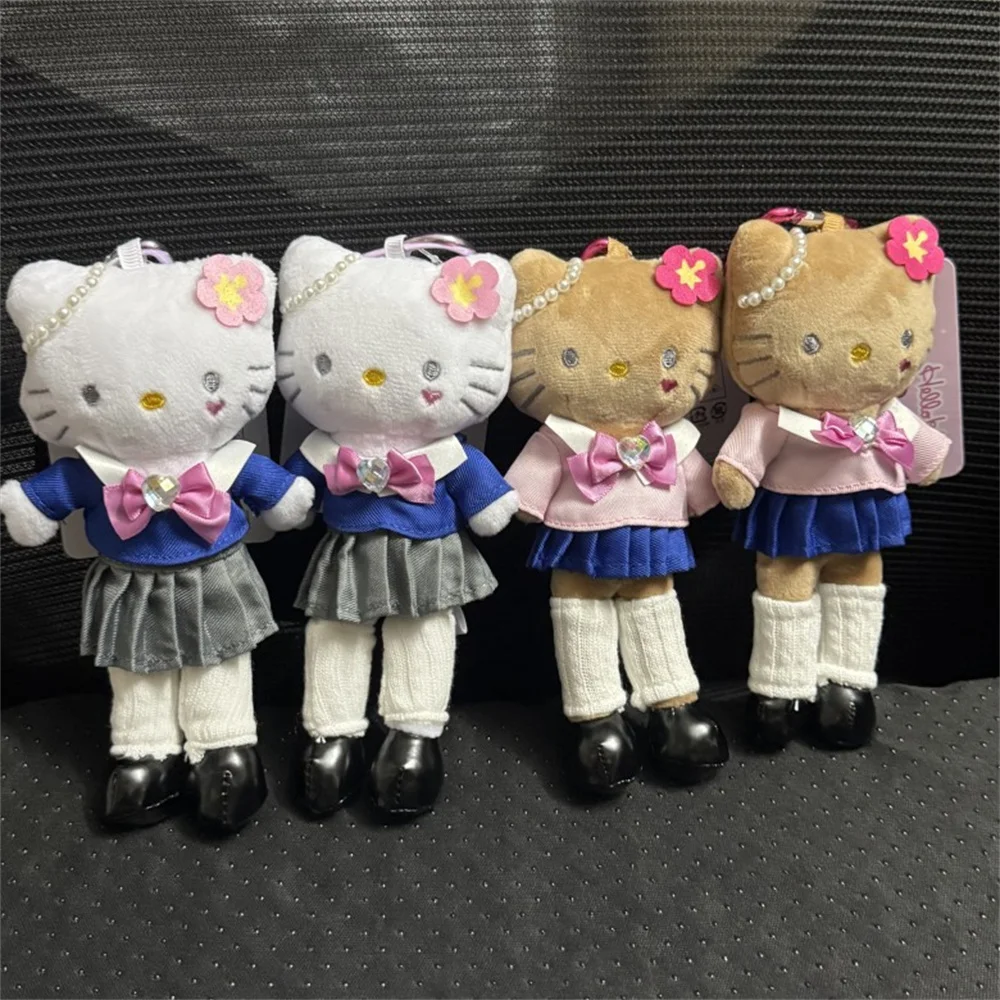 

Hello Kitty длинные ноги розовый маленький аромат плюшевый кулон аниме Sanrio сердце девушки милый плюшевый брелок подарок для девочек