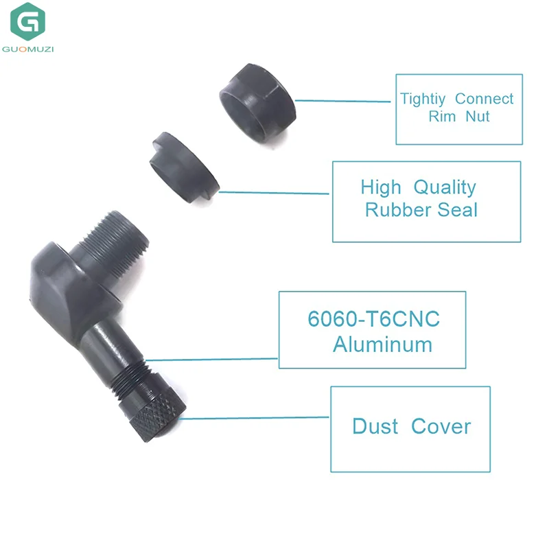 1 قطعة 90 درجة CNC دراجة نارية صمام ينبع صمام الإطارات ينبع 17 مللي متر العالمي CNC الألومنيوم صمام لايحتاج ينبع 10 اللون صمام قبعات