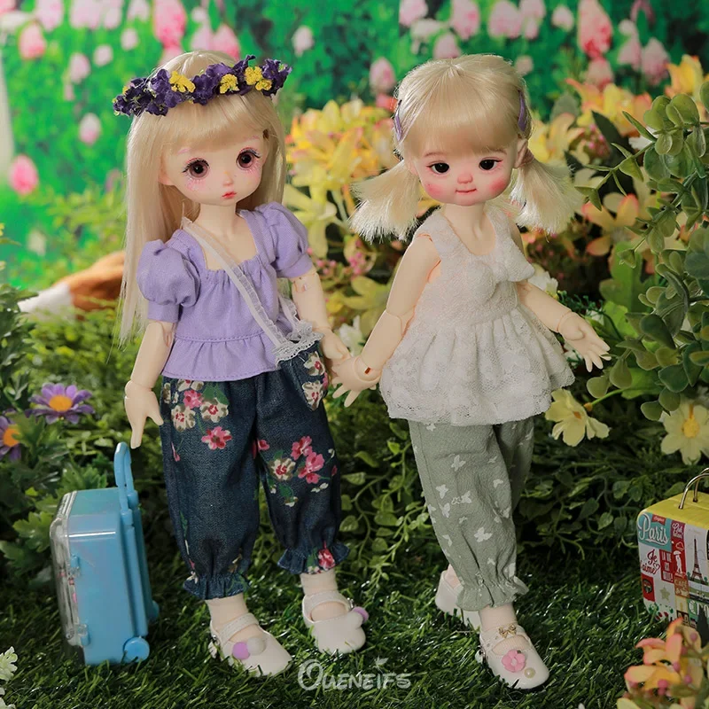 Nieve or Fura BJD Doll 1/6 GL5 Girl Body Cute Funny Resin Material High Quality Dolls Of Fat Girl ShugaFairy