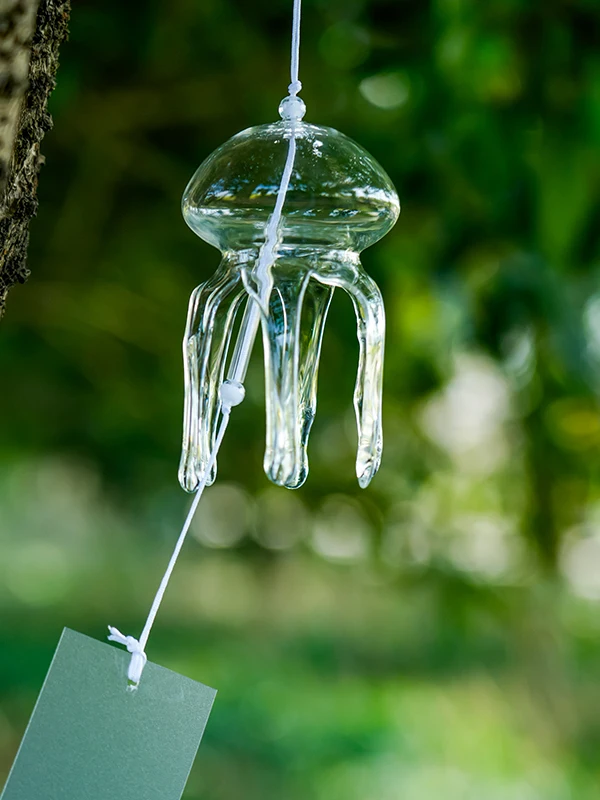 Modern Simple Ocean Bubble Glass Wind Chimes Bedroom Living Room Decorations Balcony Window Side Dry Hanging Ornaments