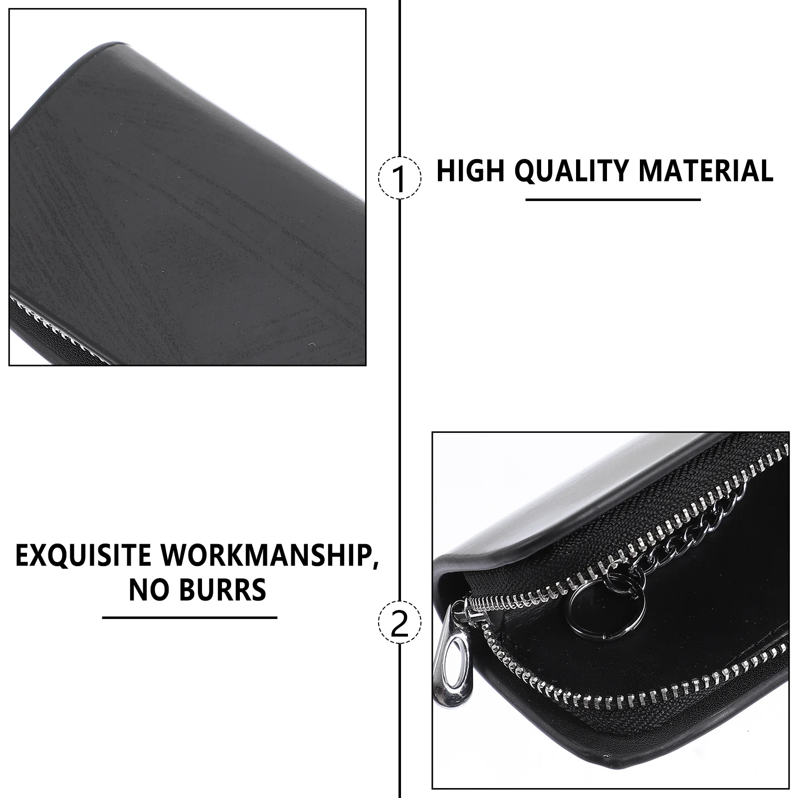 

Case PU Case for Auto Keys Safe Material Premium Zipper Bag Key Holder Storage Bag Key Holder