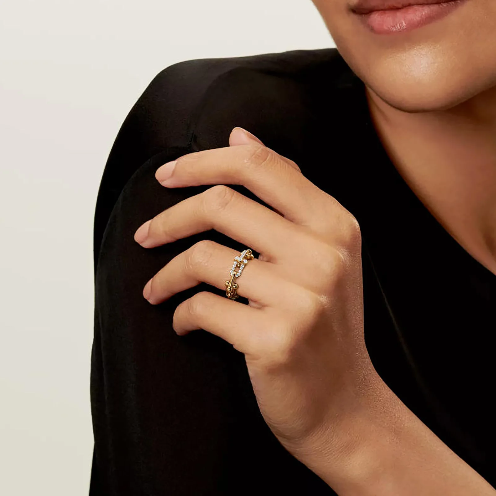 

TIF Classic Ring 1:1 Replica with Logo, Versatile Couple Gift, Unisex