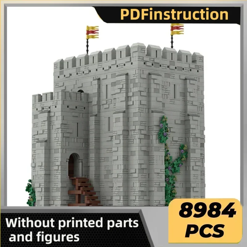 

Medieval Military Castle Model Moc Building Bricks Norman Keep Technology Modular Blocks Gifts Christmas Toys DIY Sets Assembly