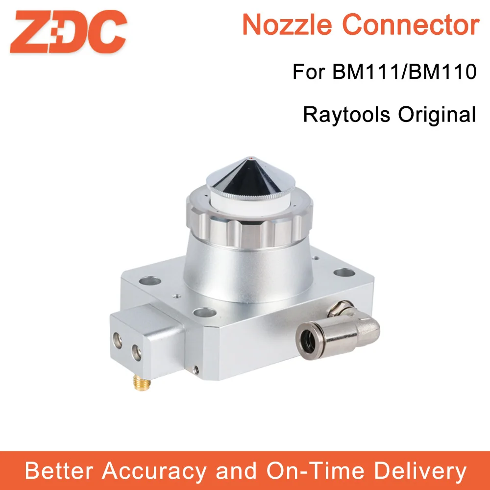 Imagem -03 - Zdc Raytools Original Bm111 Nozzle Connector Tra Fiber Metal Cutting Machine Part For Raytools Bm111 Laser Head