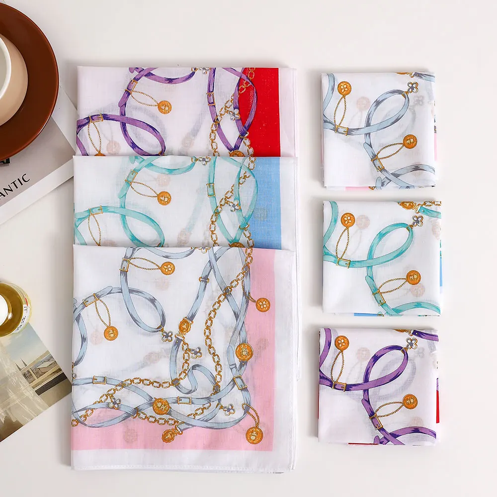 Fazzoletto da donna morbido e confortevole, fazzoletto sottile nostalgico vecchio stile, fazzoletto portatile per uscire, souvenir per la festa della mamma della stagione del matrimonio