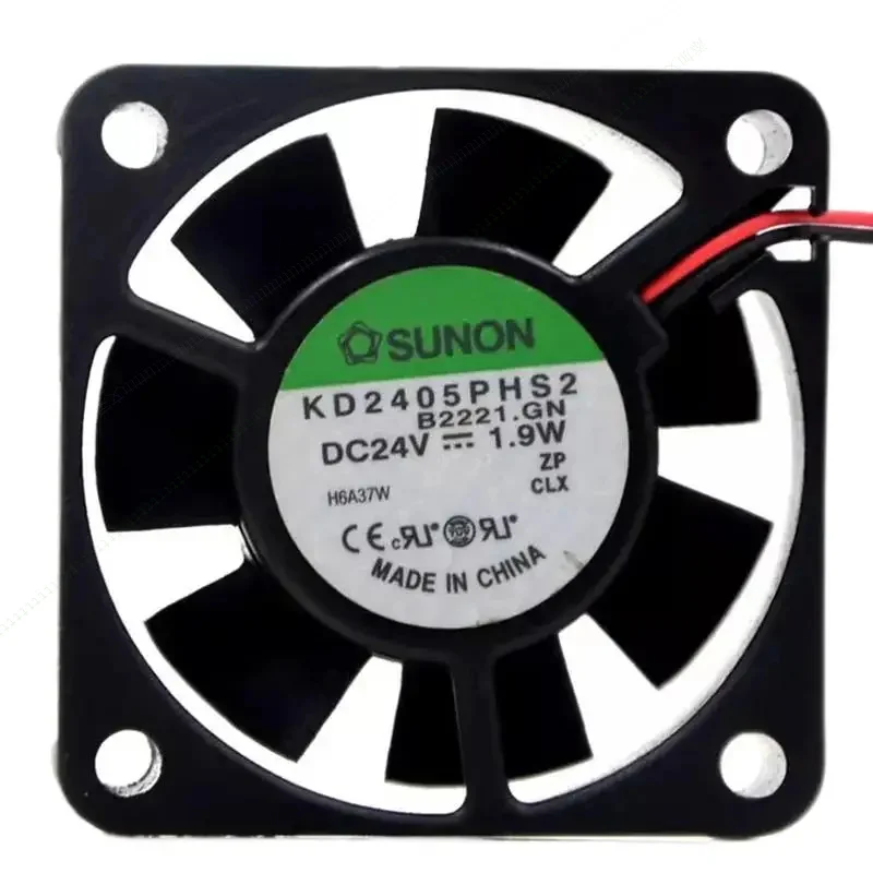 

VV FOR SUNON KD2405PHS2 DC24V 1.9W 2-wire 52x52x15mm server axial industrial cooling fan cooler