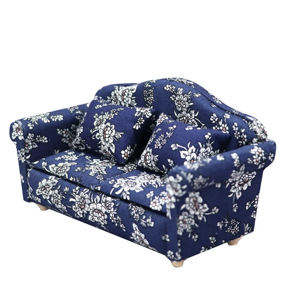 

Мини-куклы 1:12, набор диванных подушек, милые мультистиль, имитация кукольного домика, мебель, игрушки 8*6,5*7,5 см/13,5*6,4*7,2 см