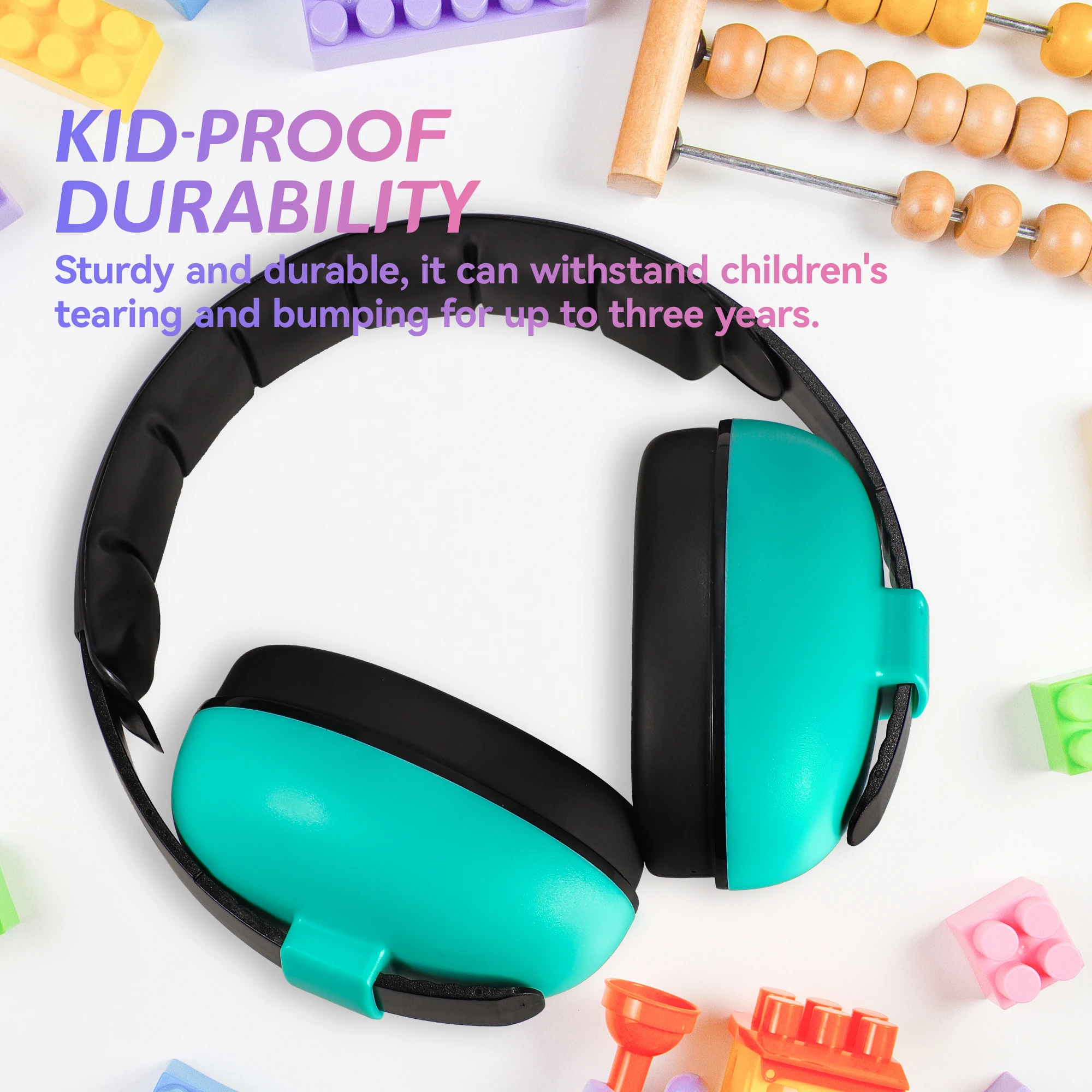 아기 소음 방지 헤드폰 어린이 수면 귀 들장미 아기 귀 보호 어린이 귀마개 잠자는 귀마개 ... - 1