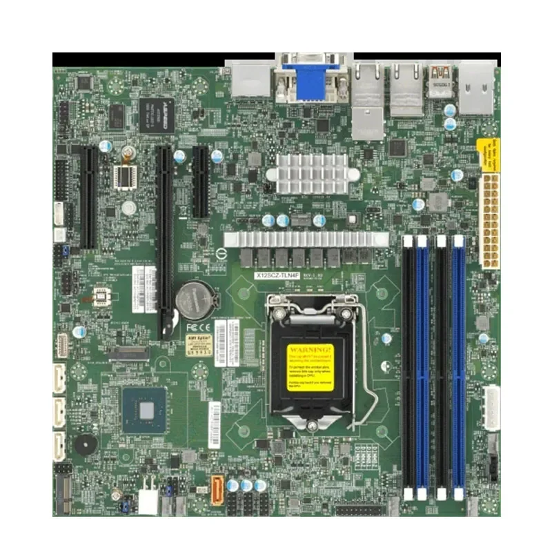 

X12SCZ-TLN4F для Supermicro 10-го поколения i9/i7/i5/i3 LGA-1200 PIN W-480E DDR4-2933 МГц, процессор протестирован перед отправкой