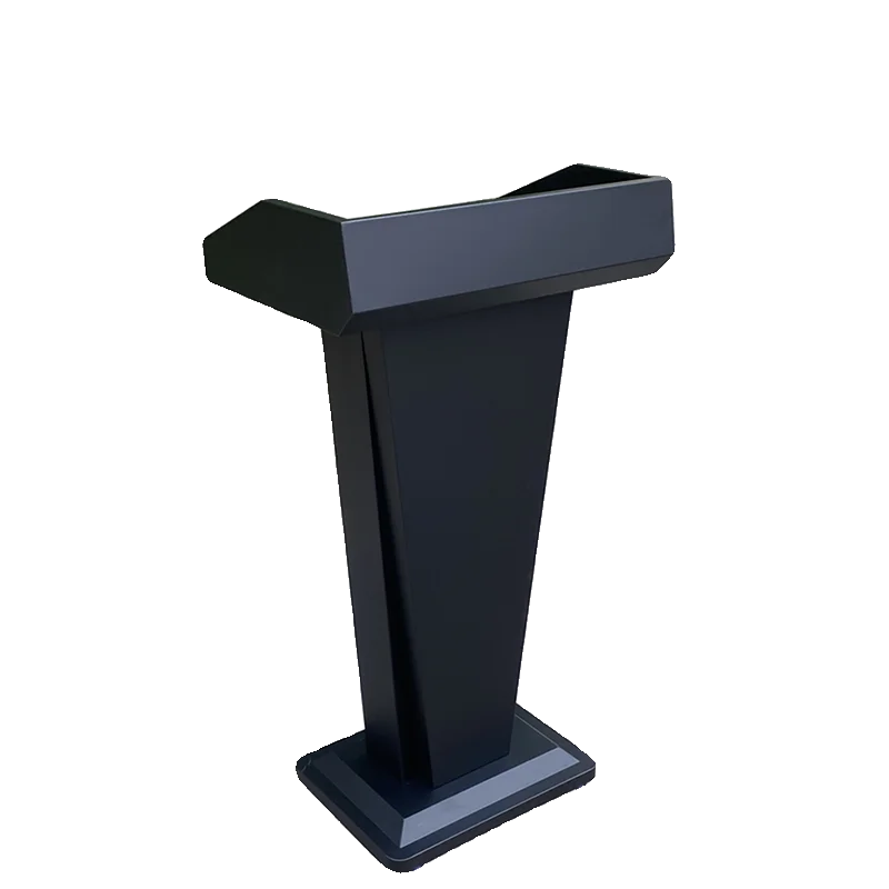 

Stainless Steel Podium Property Registration Desk Master of Ceremonies Presiding Podium Hotel Welcome Desk Restaurant Reception