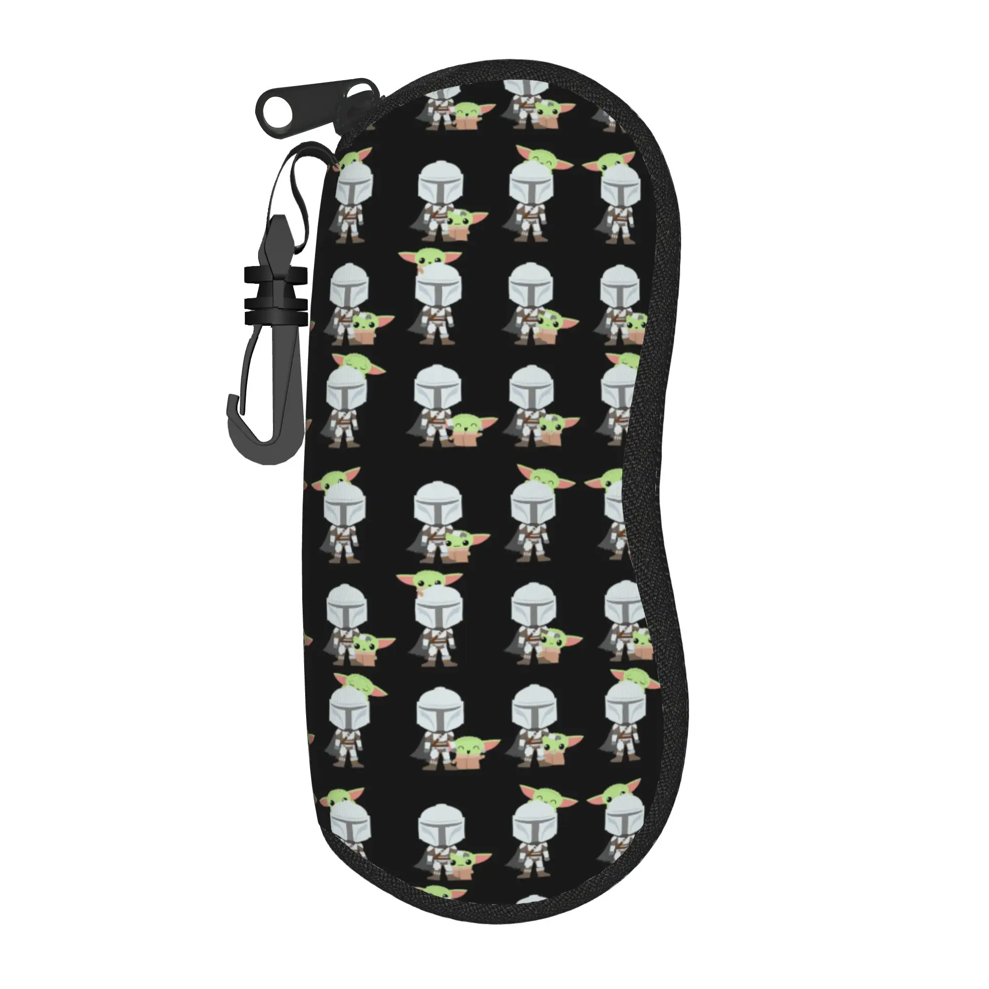 Grogu The Mandalorian W-Warss Glasses Case Unisex Student Box S-Stars Game Eyeglasses Storage Box Gift Eyewear Container