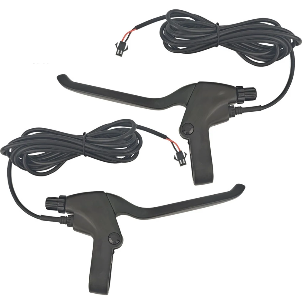 Scooter brake lever electric bike mountain bike aluminum alloy body 118mm long with poweroff 2pin switch 2Y waterproof design