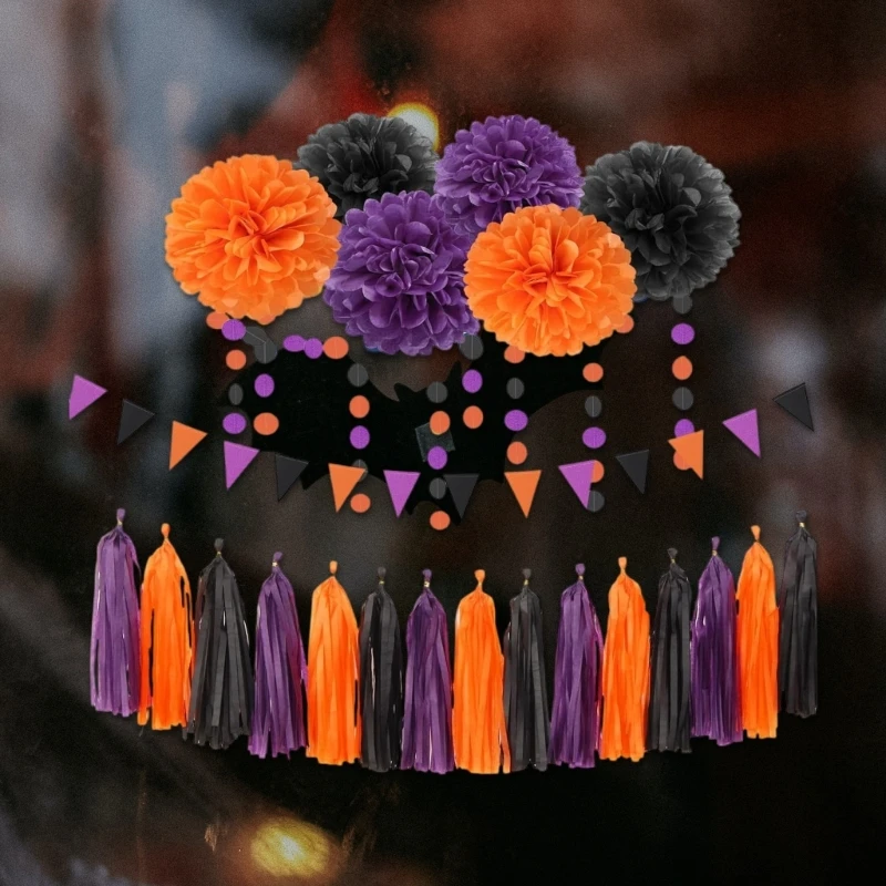 Khăn giấy Halloween đầy màu sắc Kiểu dáng sự kiện độc đáo và trang trí nhà cửa