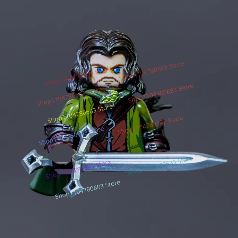 

MOC Building Blocks Mini Figures, Wandering Swordsman, Assembled Model Ornament, Anime Cartoon Character Toy,Gift Action Figure