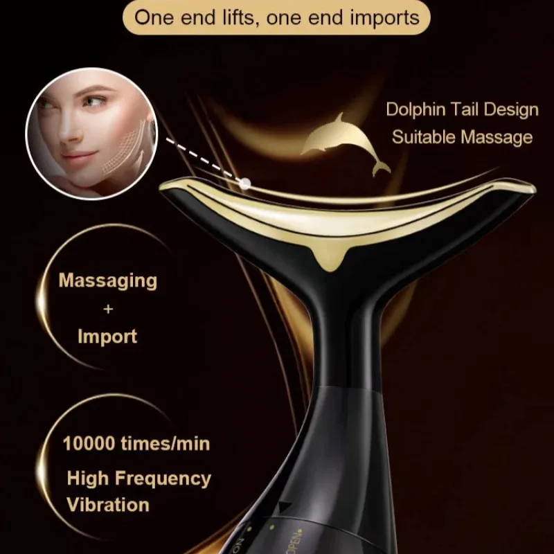 Women's Home Portable Neck Massager Lifting Firming And Wrinkle-reducing Beauty Device