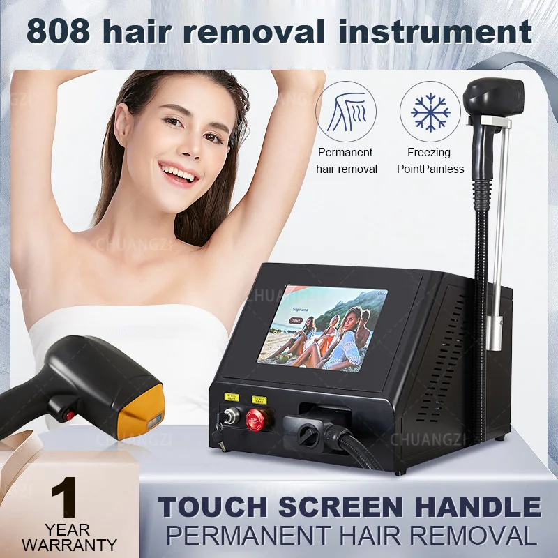 2024 New Summer Ice Platinum 3 Wavelength 808nm Diode Laser 808 Hair Removal Machine 808 Remov Machin Salon or Home Use Remover