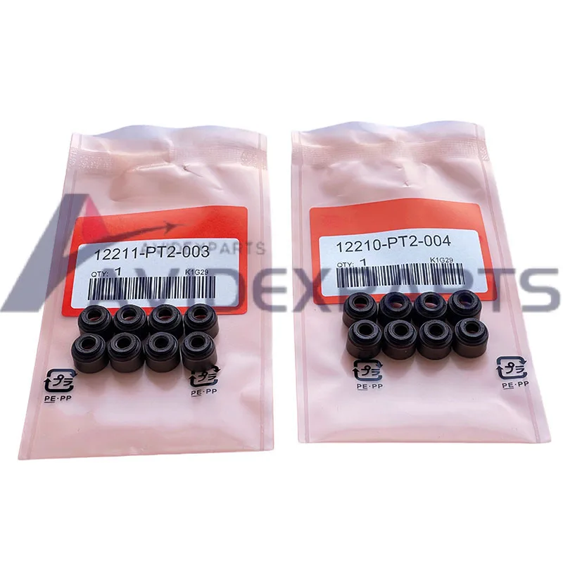 

12211-PT2-003 12210-PT2-004 For honda CR-V 16V B20B 16PCS FKM Seal valve stem Engine Parts Engine Gasket