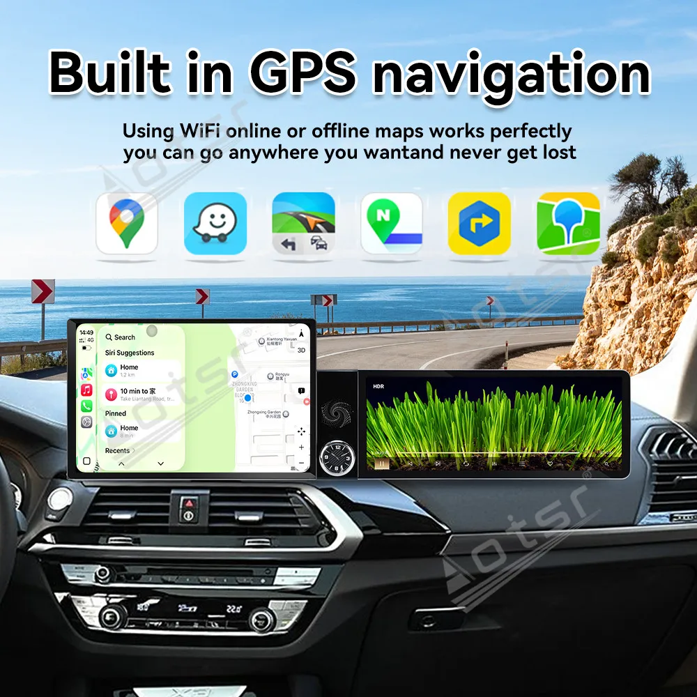 25.4“ Android Screen For BMW X3 X4 2017 2018 Car Multimedia Automotive Carplay Auto GPS Navigation Car Radio Stereo Head Unit