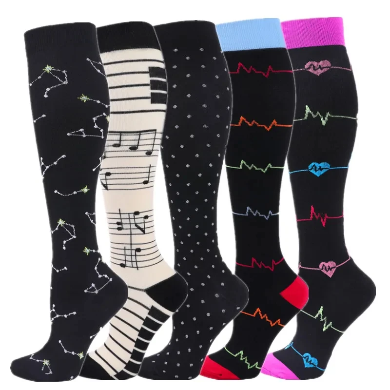 Compression Socks Varicose Socks Edema Diabetes Pregnant Men And Women Outdoor Running Marathon Travel Basketball Sports Socks