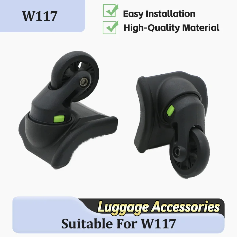 For W117 360° Spinning Luggage Wheels—Heat-Resistant Non-Slip Replacement Wheels For Carry-On Suitcases