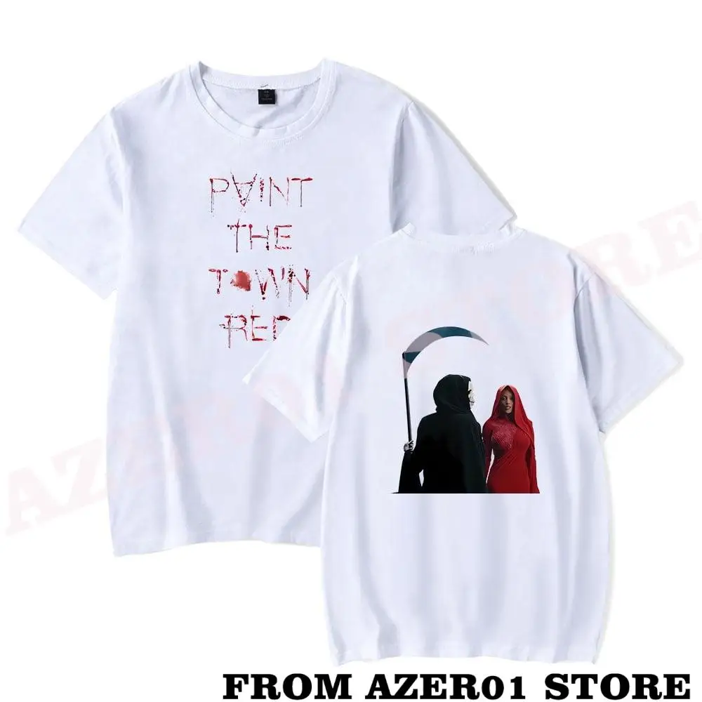 

Doja Cat Merch Paint The Town Red T-shirt Print Summer Men/Women Streetwear Tshirt Shirt Short Sleeve New Logo Tee